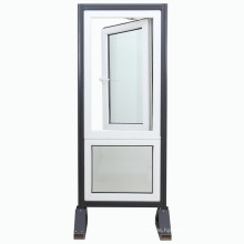 Kunststoff PVC UPVC Flügel Doppelglas Schaukel Fenster